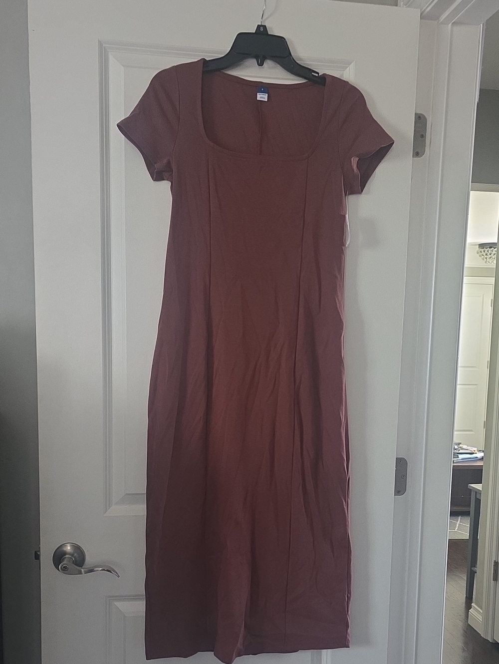 Nwt Old Navy Scoop Neck Short Sleeve Maxi Dress